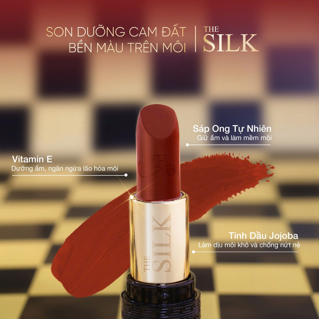 Son dưỡng không phai Hương Thị The Silk - Cam Đất