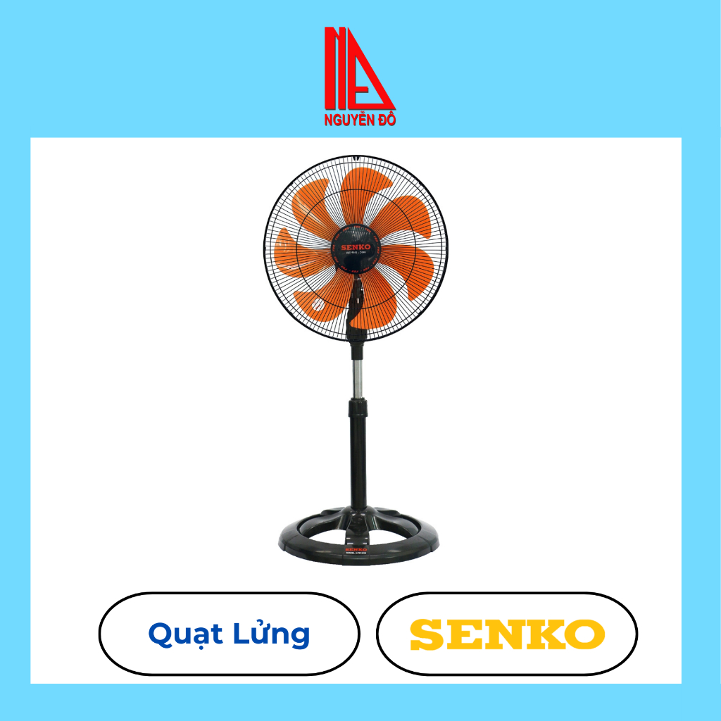 Quạt đứng BCN 7 Cánh Senko LTS1636 Chính Hãng 65W, 3 Cấp Độ Gió