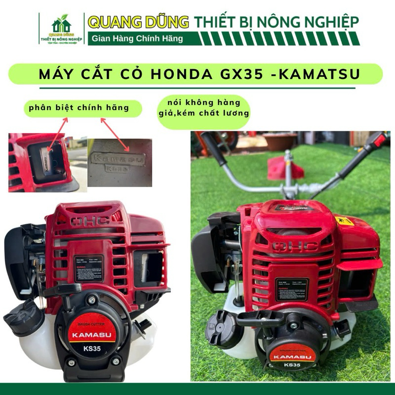 máy  cắt cỏ  HONDA:GX35 kamatsu chính hãng