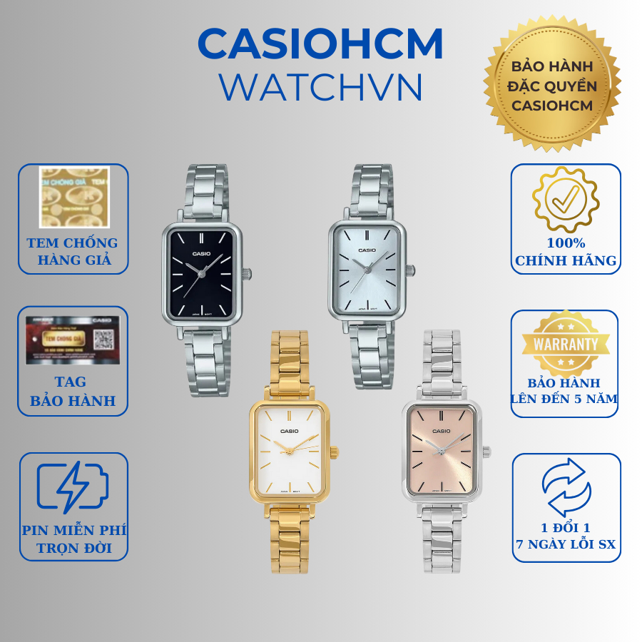 ĐỒNG HỒ NỮ CASIO LTP-V009D BẢO HÀNH 12 THÁNG
