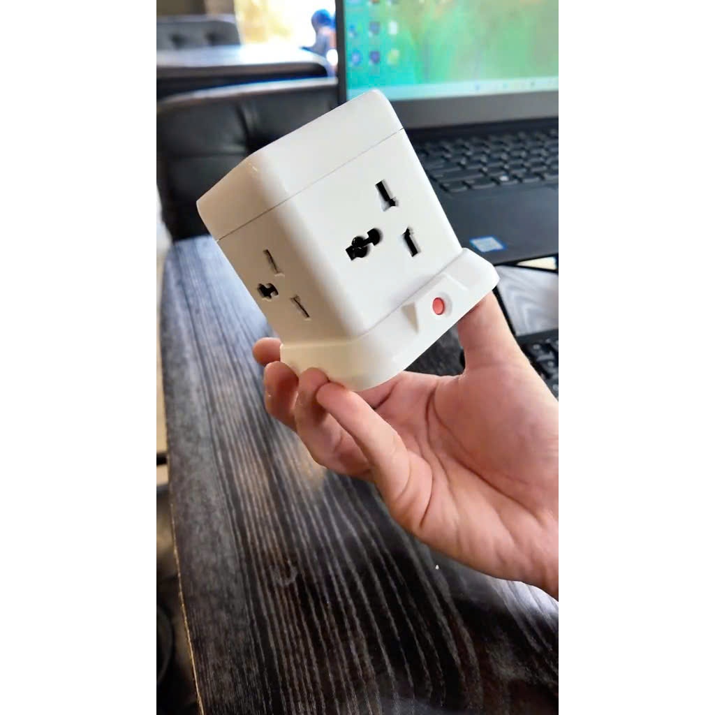 Ổ Cắm DELI 4 Lỗ ,Cắm Sạc USB TypeC 2500W hcm