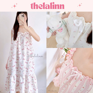 [ ẢNH THẬT ] Đầm ngủ 2 dây bo chun nhún bèo đũi mềm hoạ tiết xinh xắn. Váy ngủ hoạ tiết gấu đũi hàn nhiều màu đáng yêu