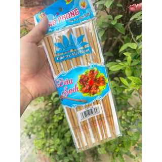 Vỉ 10 Đôi Đũa tre Sạch Hàng Chất Lượng ( mua sỉ  xem mục sỉ)