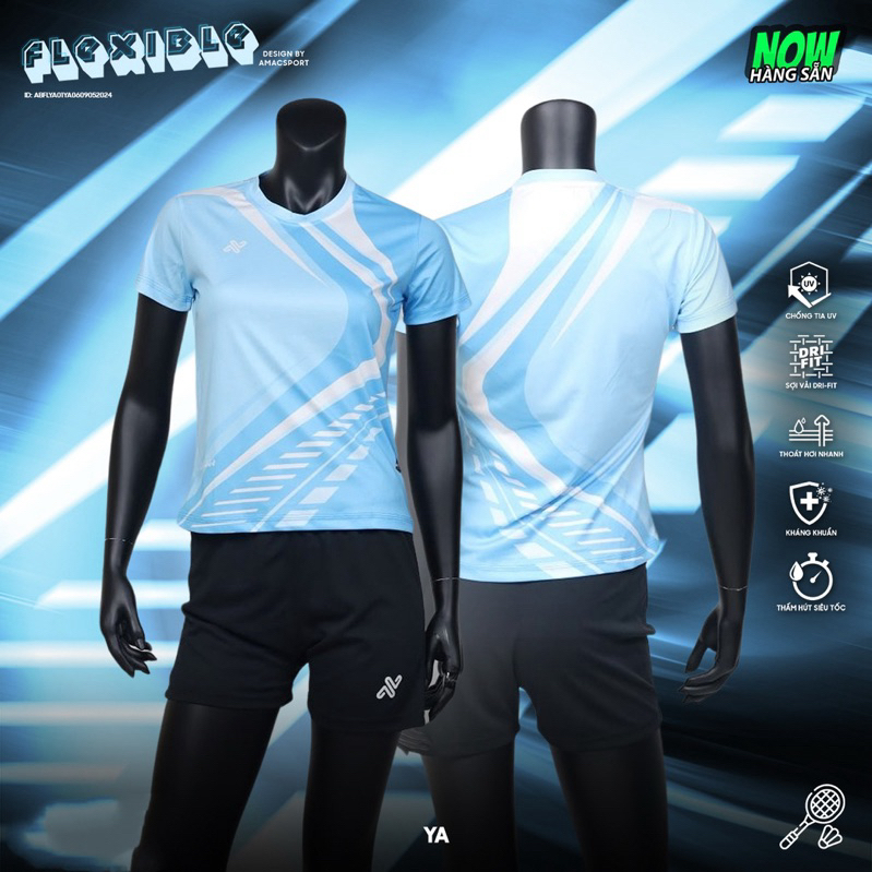 Amac-Áo Cầu Lông Nữ-Flexible