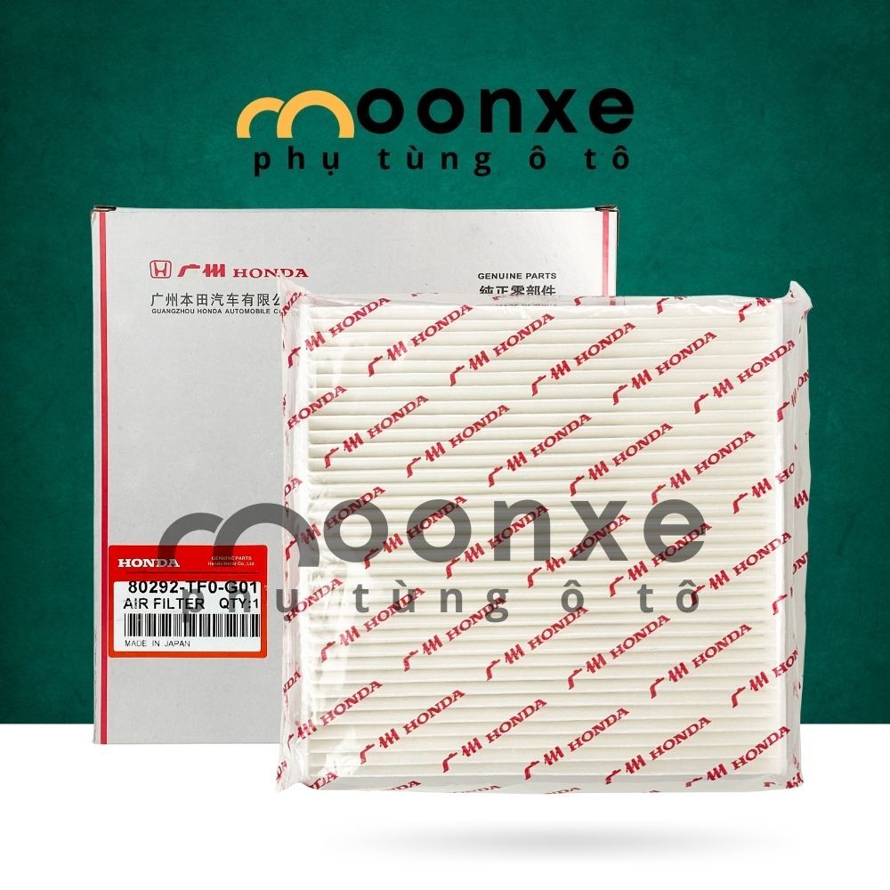 Lọc gió điều hòa xe Honda City 2013-2020, Brio, Jazz, HRV, Acura CDX (2016~)OEM: 80292-TF0-G01 MOONX