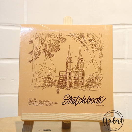 [ARBAT] Sổ sketchbook ký họa CMA Studio (Bìa ngẫu nhiên)