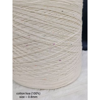 (nhiều màu) Sợi cotton phẩy, len phẩy (len hoa) các loại