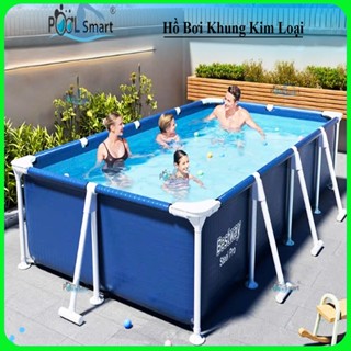 Hồ bơi khung kim loại chính hãng Bestway Kích thước:4m x2m11 cao 81cm , bể bơi cho bé , đồ chơi vận động cho trẻ