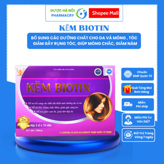 BIOTIN mọc tóc,KẼM BIOTIN viên uống mọc tóc, hỗ trợ giảm gẫy rụng tóc, rụng tóc sau sinh , giảm nám
