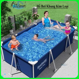 Bể bơi cho bé chính hãng Bestway Kích thước: 3m x2m cao 66cm , hồ bơi khung kim loại , đồ chơi vận động cho trẻ