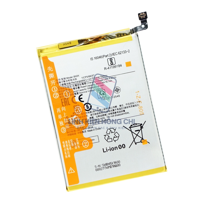 Pin thay thế cho Xiaomi BN5K / Redmi12 C / Redmi 12C / 22120RN86G