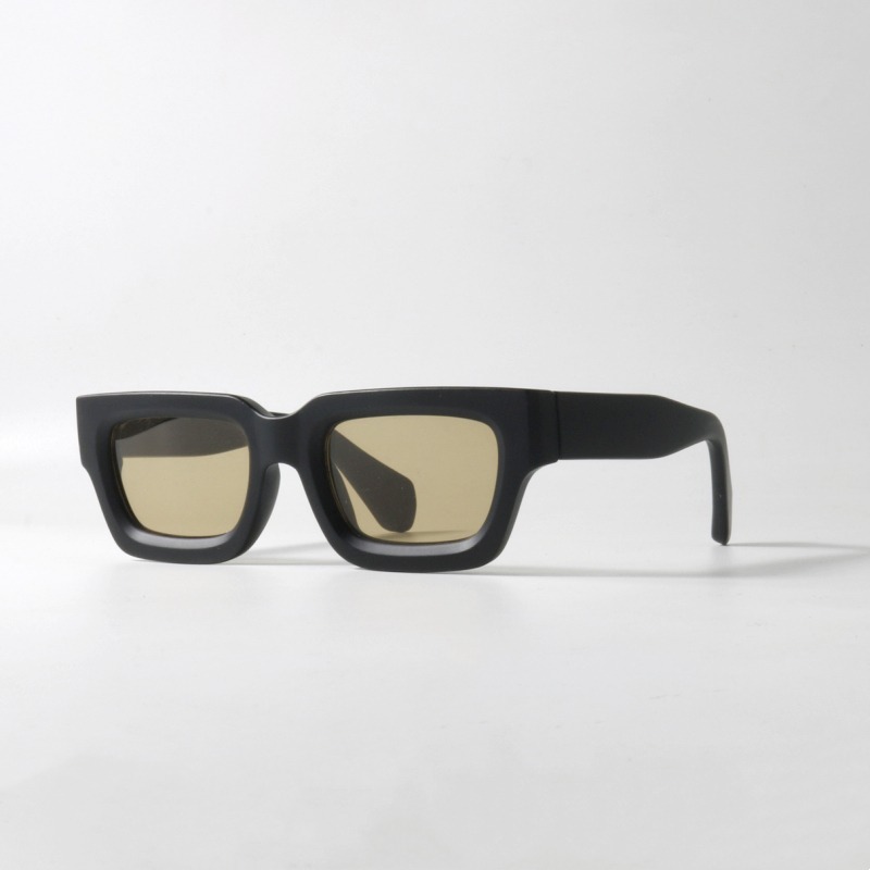 Kính râm nam nữ TAVAT gọng dày chữ nhật mùa hè chất liệu nhựa cao cấp thời trang