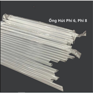 BÁN SỈ Thùng 10 gói ống hút trà sữa nước mía cafe có màng bọc từng cái xịn xò đủ sz p6,p8 ,p12