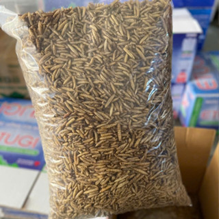  1KG Sâu canxi sấy khô  sấy phồng bổ sung đạm  protein  cho vật nuôi 