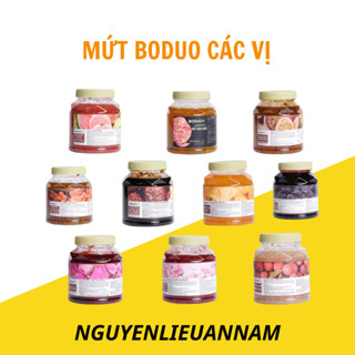 [CHÍNH HÃNG] Mứt Boduo 1kg các vị dâu, đào hồng, vải, chanh leo, hoa hồng, dưa lưới