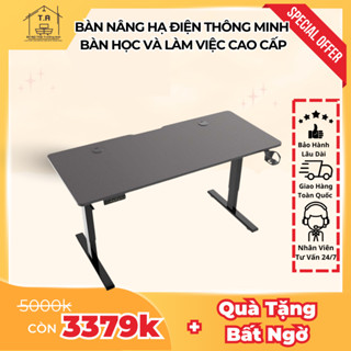 Bàn Học Và Làm Việc Nâng Hạ Điện Thông Minh Cao Cấp, Bàn Gaming Nâng Hạ Chiều Cao T5