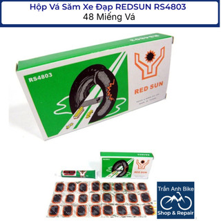 Hộp Vá Săm Ruột Xe Đạp REDSUN RS4803 - 48 Miếng Vá