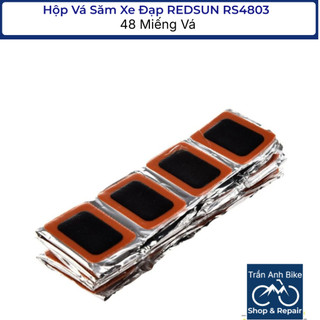 Hộp Vá Săm Ruột Xe Đạp REDSUN RS4803 - 48 Miếng Vá