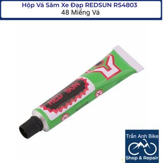 Hộp Vá Săm Ruột Xe Đạp REDSUN RS4803 - 48 Miếng Vá