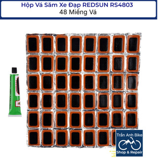 Hộp Vá Săm Ruột Xe Đạp REDSUN RS4803 - 48 Miếng Vá