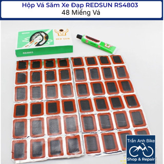 Hộp Vá Săm Ruột Xe Đạp REDSUN RS4803 - 48 Miếng Vá