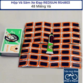 Hộp Vá Săm Ruột Xe Đạp REDSUN RS4803 - 48 Miếng Vá