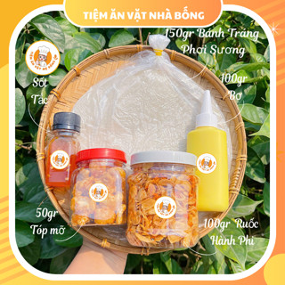 ComBo Bánh Tráng Phơi Sương Best Seller Tiệm Ăn Vặt Mẹ Bống