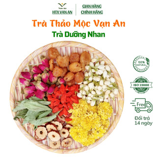  Trà Thảo Mộc Dưỡng Nhan 7 Vị { 20 gói } Giúp Dưỡng Da Làm Đẹp Thanh Nhiệt Mát Gan Giải Độc - trà Vạn An 
