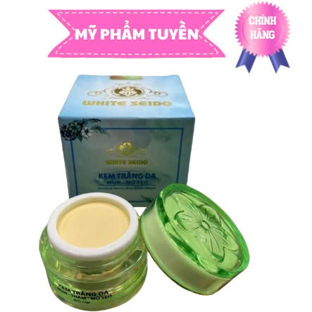 (Xanh) Kem trắng da White Seido 12g