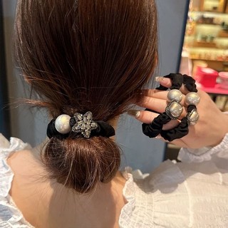 Dây buộc tóc scrunchie nơ, đá, trai sang chảnh cao cấp – Phụ kiện tóc nữ Hàn Quốc – N'Lee House
