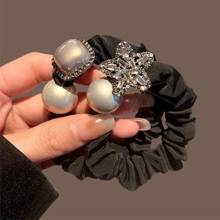 Dây buộc tóc scrunchie nơ, đá, trai sang chảnh cao cấp – Phụ kiện tóc nữ Hàn Quốc – N'Lee House