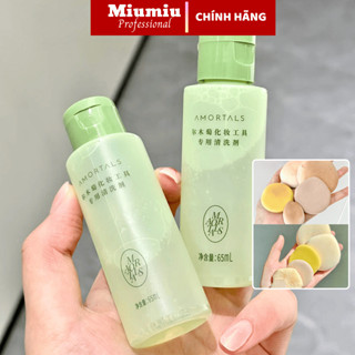 Dung Dịch Làm Sạch Cọ Trang Điểm Và Bông Mút AMORTALS Nhanh Chóng, Không Bị Khô