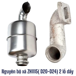 Bô Lửa/bô xả, Bô e/bô hút, cổ bô e, cổ bô lửa cho Động Cơ Diesel Trung Quốc D20=S1110, D24=ZH1115