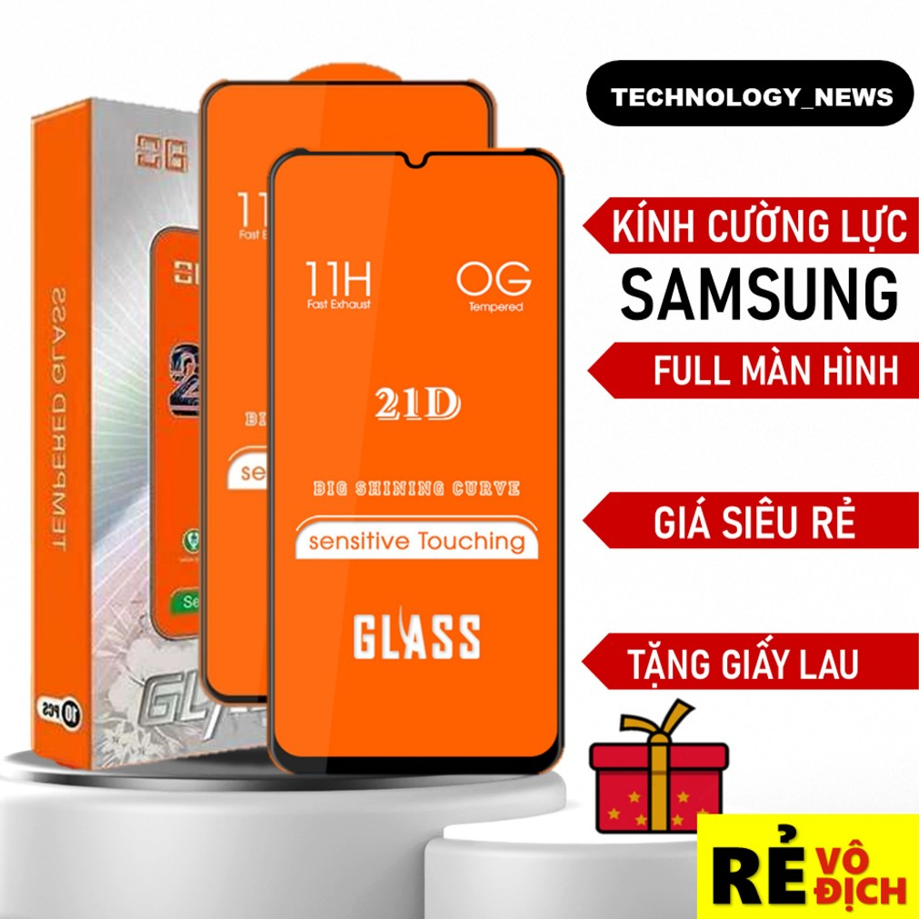 Kính cường lực Samsung Full màn A06 A15 A25 A05 A14 A24 A34 A54 A12 A13 A32 A52 A31 A51 A71 M51 A50 A50s A70 A20s A11 5G