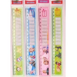 COMBO 3 Cây Thước Nhựa / Thước Kẻ Nhựa 18/ 20CM Kiểu Hình Dễ thương