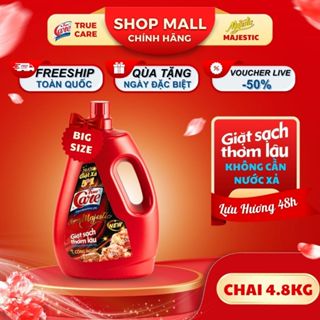 Chai Nước Giặt Xả True Care 5in1 Hương Majestic (2.4Kg - 4.8Kg)