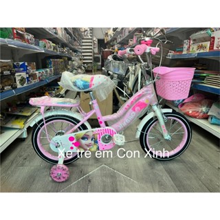Xe đạp trẻ em hãng Jinbao Elsa, công chúa cho bé gái size 12/14/16/18 cho bé từ 2 đến 8 tuổi