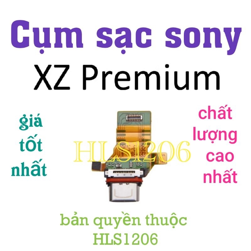 chân sạc sony xz premium