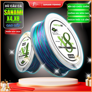 Dù Câu Cá Cao Cấp X8, X4 100M [Giá Dùng Thử 10 Khách Đầu] Chất Liệu Mềm Mịn,Không Xù,Dây Câu Cá  DCR5