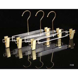 (Combo 5  Cái  ) Móc Quần Áo Shop Thời Trang, Kẹp Quần Mika Trong Suốt