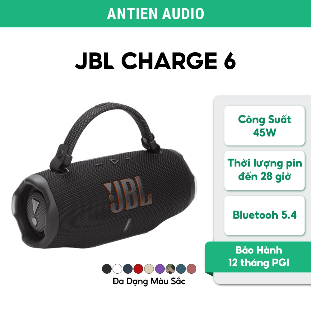 Loa Bluetooh JBL CHARGE 6, Loa không dây di động, chống nước IP68 - Chính Hãng PGI bảo hành 12 tháng | BigBuy360 - bigbuy360.vn