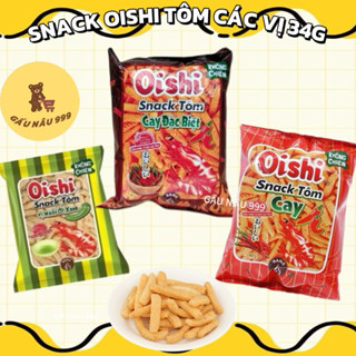 Snack Oishi Tôm Cay 34g Bim bim ăn vặt