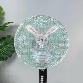 Lưới Bọc Quạt Có Dây Rút in Hình Ngộ Nghĩnh, Bảo Vệ Bé Yêu