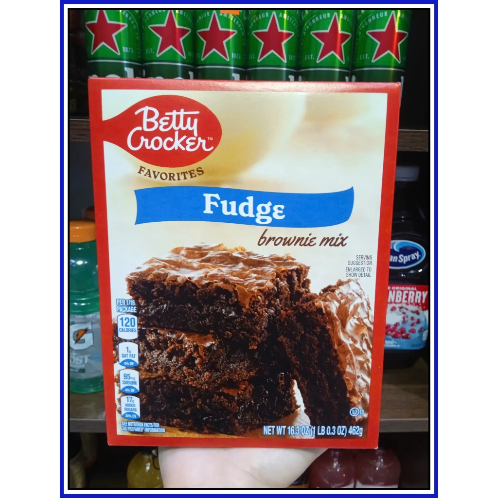 Bột Làm Bánh BettyCrocker Fudge Brownie Mix 462g