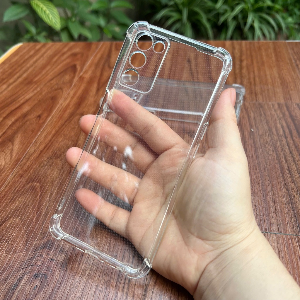Ốp lưng OPPO A56 dẻo silicon trong suốt và chống sốc 4 góc