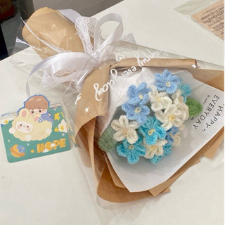   Có sẵn hoả tốc hcm  Bó hoa lưu ly bằng len handmade quà tặng bạn gái bạn trai Hoa len tặng tốt nghiệp 