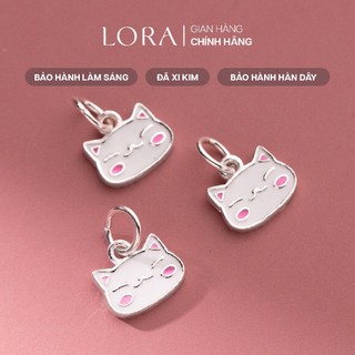  Charm Mặt Dây Chuyền Bạc S925 Cho Vòng Tay Lắc Tay Lắc Chân Charm Mèo Hoàng Thượng Lora Jewelry 