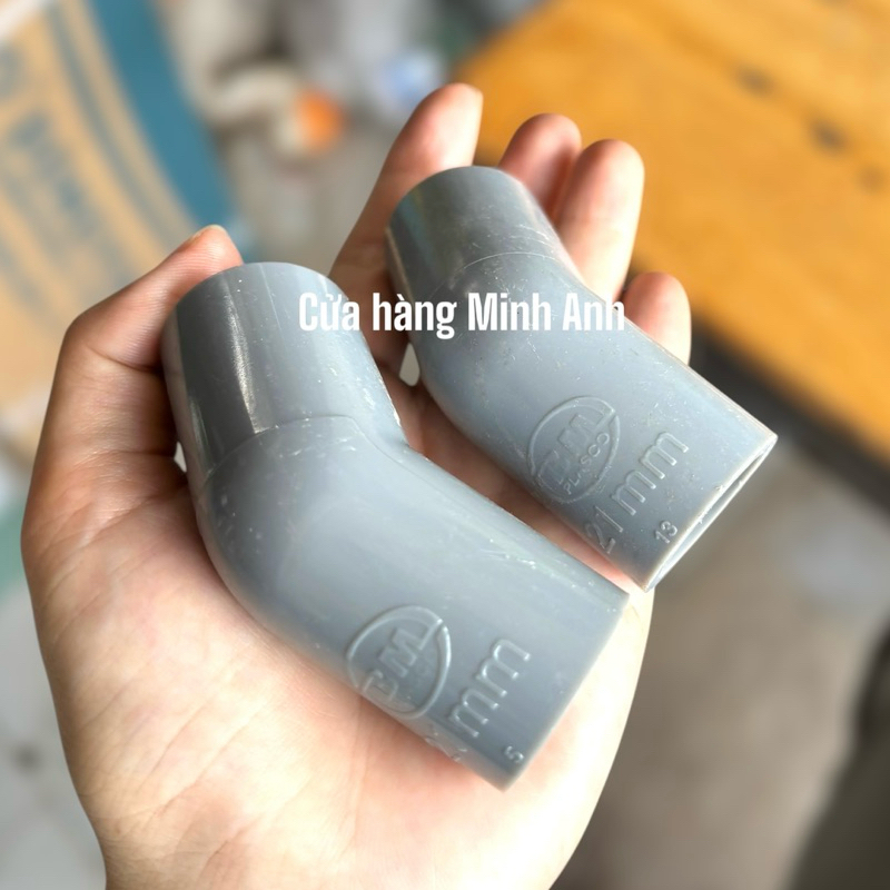 [Bình Minh] Lơi nhựa, lơ nhựa, co 45 độ ống nước Bình Minh chất lượng phi 21 27 34 42 49 60