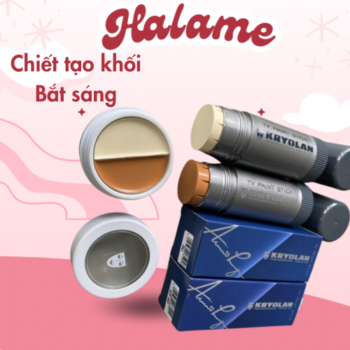 Chiết tạo khối bắt sáng Kryolan hai ô dùng lâu