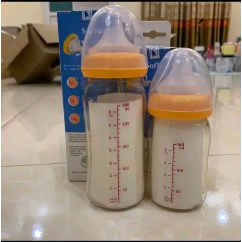 Bình sữa Pi Softouch nhập khẩu 160ml/240ml cho bé